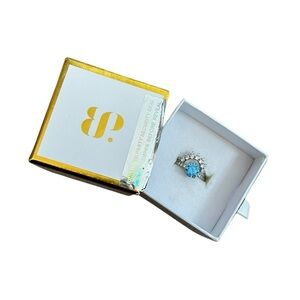 Ring Bomb Party Holiday Gifting Collection Sunset Dreams Sz 10 .925 Sterling